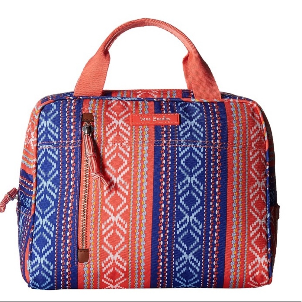 Bright Serape Stripe Vera Bradley Lunch Cooler